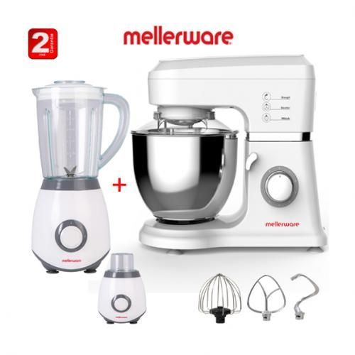 Mellerware Pétrin Mellerware MBK +Blender MJB-351 avec moulin-2ans de garantie| Fiche Technique et Prix au Maroc