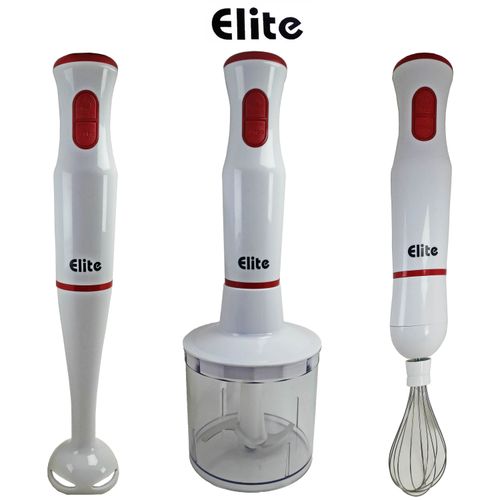 Elite Mixeur Plongeant 4en1 - Deux Vitesses, Mélangeur électrique, batteur, Hand Mixer| Fiche Technique et Prix au Maroc