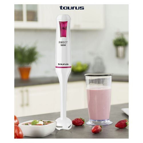 Taurus Mixeur Plongeant  500W, lames en acier inoxydable, système anti-éclaboussures -| Fiche Technique et Prix au Maroc