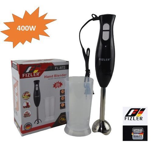 FIZLER Mixeur plongeant inox 400W - hand blender - FL-872| Fiche Technique et Prix au Maroc