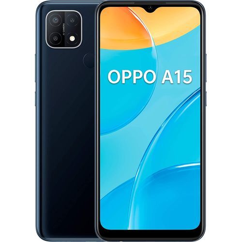Oppo A15 6.52“ 4G (2Go, 32Go) 13MP+2MP+2MP/5MP Android - Noir| Fiche Technique et Prix au Maroc