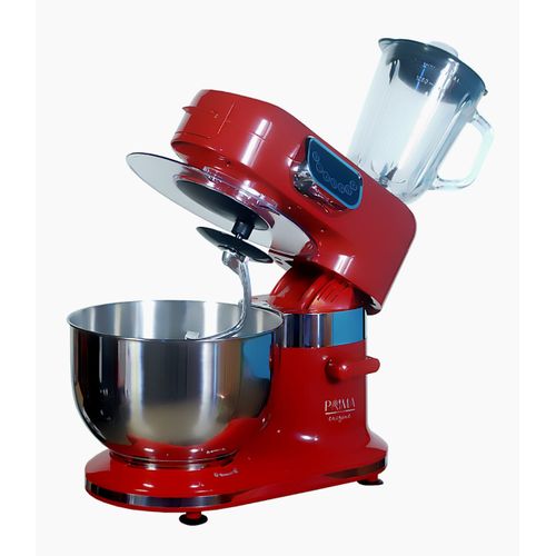 Prima Robots pétrin Multifonctions 7l 1000w+ blender en verre 1,5l ,mélangeur à pate 2in1 rouge / red| Fiche Technique et Prix au Maroc