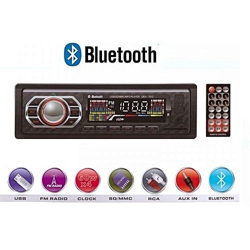 Cdx Radio Autoradio stéréo DEH-7612 avec Bluetooth, MP3, USB, carte SD, Aux| Fiche Technique et Prix au Maroc