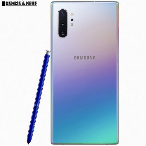 Samsung Galaxy Note 10 Plus - 6,8“ ( 256Go, 12Go ) - Argent stellaire - Remise à neuf| Fiche Technique et Prix au Maroc