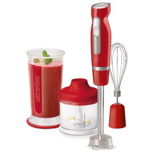 Sencor Mixeur plongeant 800 W pied en Inox avec accessoires best quality| Fiche Technique et Prix au Maroc