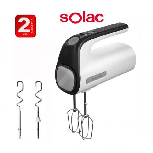 Solac Batteur Mixeur SHARP LINE 5Vitesses 2 accessoires Métalliques-2ans de garantie| Fiche Technique et Prix au Maroc