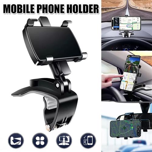 Support de téléphone portable multifonctionnel pour voiture, Rotation à 360 degrés| Fiche Technique et Prix au Maroc