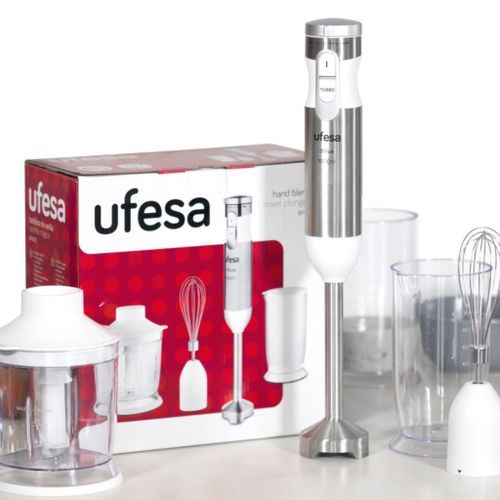 Ufesa Mixeur Plongeant deluxe 4 en 1 avec 20 vitesses Multifonction très performant| Fiche Technique et Prix au Maroc