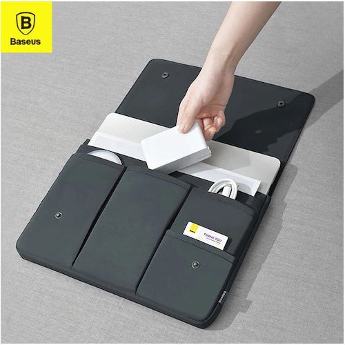 Baseus Sacoche Femme Homme pour Ordinateur Portable, Tablet, 16 Pouces, Impérmiable Haute qualité - Noir| Fiche Technique et Prix au Maroc