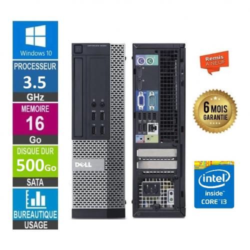 DELL PC i3 4éme RAM16 Go 500Go HDD -remis à neuf| Fiche Technique et Prix au Maroc