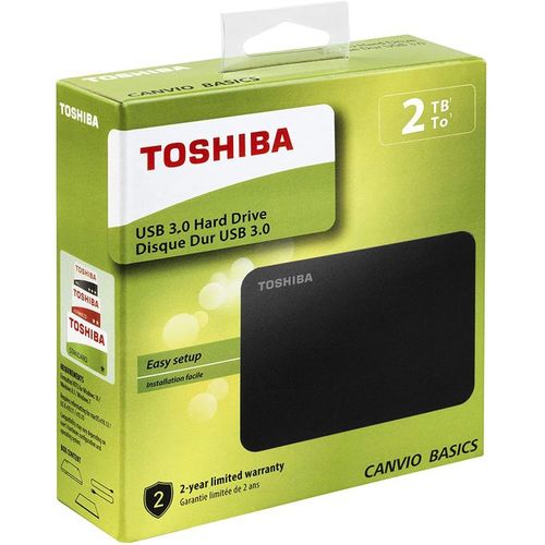 Toshiba Disque dur Externe Toshiba CANVIO BASICS 2 To USB 3.0  HDTB420EK3AA| Fiche Technique et Prix au Maroc