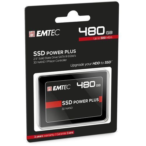 Emtec Disques Dur interne SSD 480 GB Neufs| Fiche Technique et Prix au Maroc