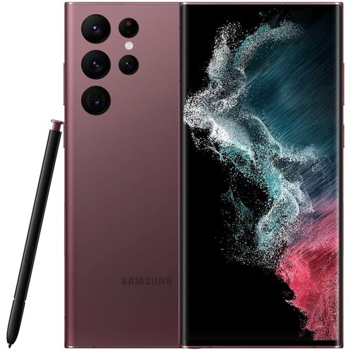 Samsung Galaxy S22 Utra 12+512GB - Burgundy| Fiche Technique et Prix au Maroc