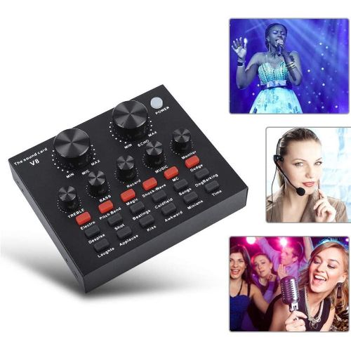 Carte Son Bluetooth Pour Microphone Pro Téléphone Portable Ordinateur Live Music| Fiche Technique et Prix au Maroc