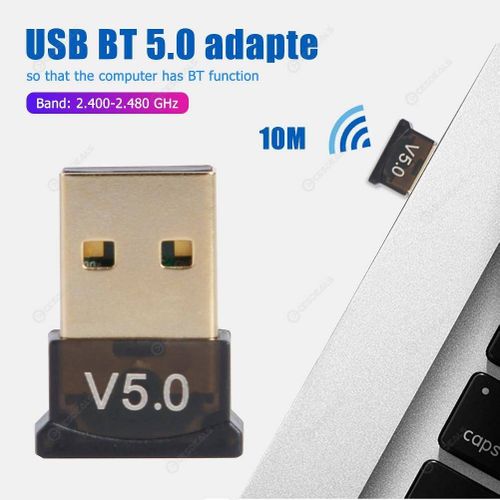 Clé Adaptateur Bluetooth 5.0 USB, Dongle Bluetooth 5.0| Fiche Technique et Prix au Maroc