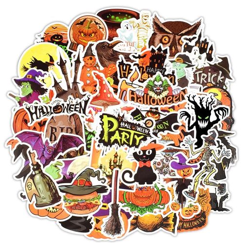 HALLOWEEN PACK - 50 STICKERS| Fiche Technique et Prix au Maroc