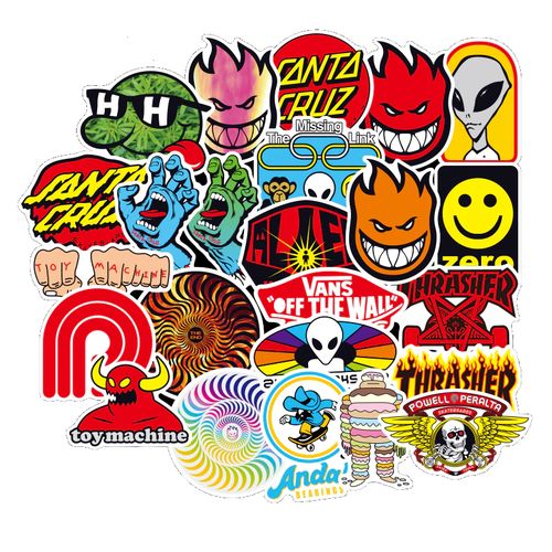 SKATE BRAND PACK - 50 STICKERS| Fiche Technique et Prix au Maroc