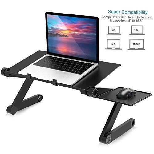 Table Pliable en Alliage Aluminium Table de lit Compacte et Légère pour PC Portable| Fiche Technique et Prix au Maroc