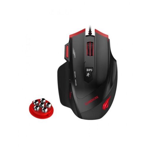 Havit SOURIS GAMER HAVIT - GAMENOTE MS1005 - 7 boutons Rétro-éclairage rouge -| Fiche Technique et Prix au Maroc