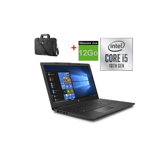 Hp 250 G7 Intel Core i5-1035G1 12 G 500G 15,6“ HD Free Dos, + SACOCHE| Fiche Technique et Prix au Maroc