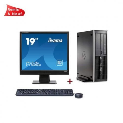 Hp Compaq Pro 6300 SFF Pentium 3,20Ghz - 4Go , 500Go + Ecran 19“ - Remis à Neuf| Fiche Technique et Prix au Maroc