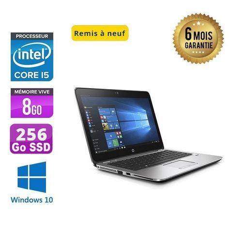 Hp Elitebook 820 G3 i5 6éme génération 8go Ram 256go SSD (Remis à neuf)| Fiche Technique et Prix au Maroc