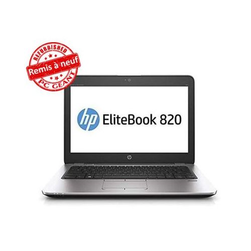 Hp EliteBook 820 G3 Tactile Core i5-6300U 8G 256G SSD 12.5“ FULLHD- Remis à neuf| Fiche Technique et Prix au Maroc