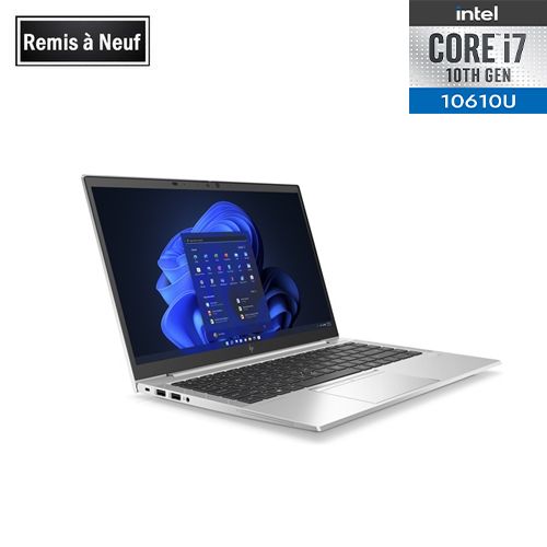 Hp EliteBook 830 G7 Core i7-10610U 32Go DDR4 , 512Go SSD Tactile - Remis à Neuf| Fiche Technique et Prix au Maroc