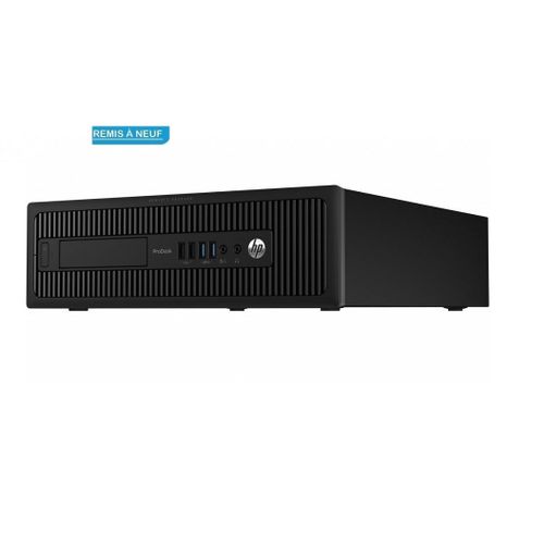 Hp EliteDesk 800 G2 SFF PC Bureau - Core i3-6100 - RAM 8Go - 256Go - Remis à Neuf| Fiche Technique et Prix au Maroc