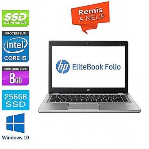 Hp Pc Portable EliteBook Folio 4ème G Intel Core i5 8Go 256Go SSD 14“-Remix à neuf| Fiche Technique et Prix au Maroc