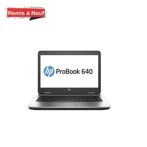 Hp ProBook 640 G2 i3-6100U 3.70GHz 4Go DDR4 500Go HDD Remis a Neuf| Fiche Technique et Prix au Maroc