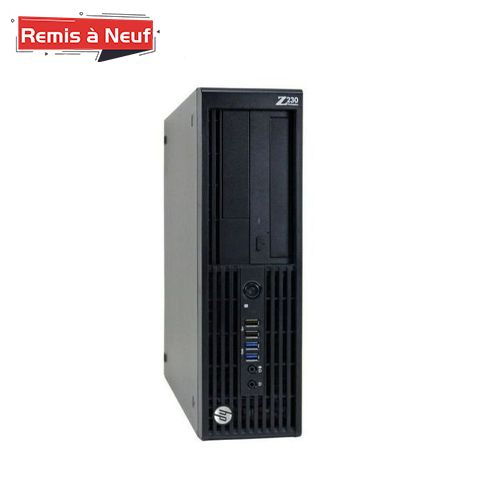 Hp Z230 SFF Intel i7-4790 4C/8T 8Go DDR3 500 Go HDD (Remis à Neuf)| Fiche Technique et Prix au Maroc