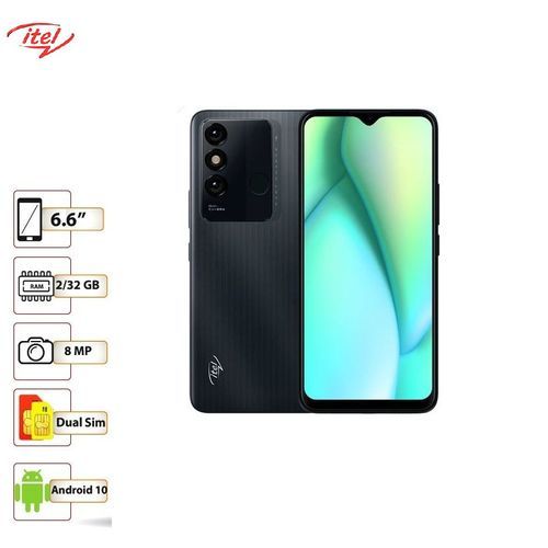 Itel P38 Telephone 6.6“ 3G+-32Gb Ram2Gb-Double SIM 5000mAh-8Mpx-15W| Fiche Technique et Prix au Maroc
