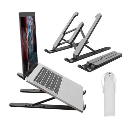 Laptop Tablet Stand 7-level Height Adjustable Folding| Fiche Technique et Prix au Maroc