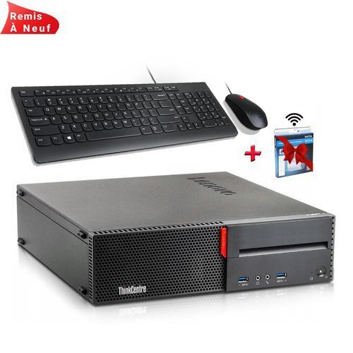 Lenovo Thinkcentre M710 SFF Intel Pentium G4500 3,5 GHz - RAM 8 Go - HDD 500Go - ( Remis à Neuf )| Fiche Technique et Prix au Maroc