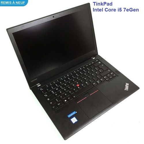 Lenovo ThinkPad T470 - 14’ - Core i5 7300U - 8 GB RAM - 256 GB SSD -Remis a neuf| Fiche Technique et Prix au Maroc