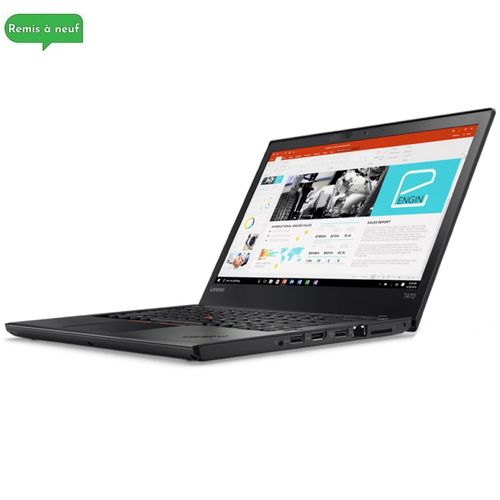 Lenovo ThinkPad T470 - Core i5 6300U- 14’ TACTILE - 8 GB RAM - 256 GB SSD -Remis a neuf| Fiche Technique et Prix au Maroc