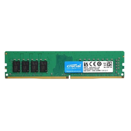 Crucial Mémoire RAM 8GB pour PC Bureau  DDR3-12800/ 1600MHZ| Fiche Technique et Prix au Maroc