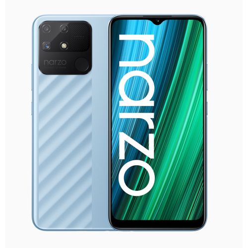 realme Narzo 50A RMX3430 - 6.5“ - 64Go + 4Go RAM - 50 MP - Android - Oxygen Blue| Fiche Technique et Prix au Maroc