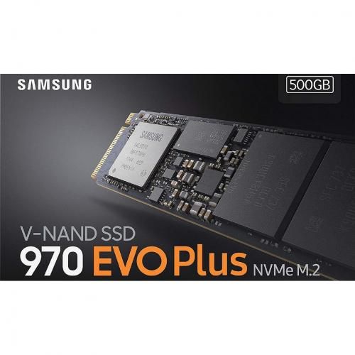 Samsung Original SSD Interne 970 EVO Plus NVMe M.2 (500 Go) Extreme Vitesse 3500MB/s| Fiche Technique et Prix au Maroc