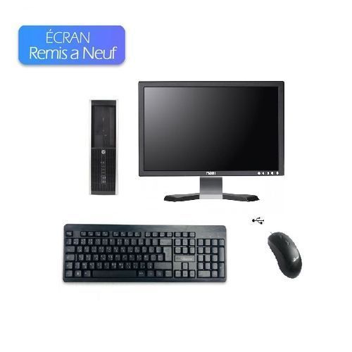 Hp PC Complet Core i5 RAM 4Go HDD 320Go Win 10 + Ecran 17“  + souris + clavier   (Remis a neuf)| Fiche Technique et Prix au Maroc