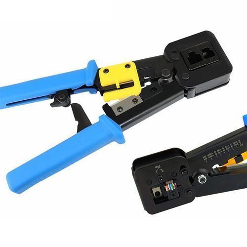 Pince Réseau Pro RJ45, RJ11 Passage de câble dans la sertisseuse| Fiche Technique et Prix au Maroc