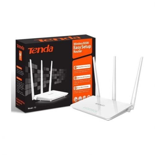 tenda Points d’accèsF3 sans fil 300Mbps / 2.4G Wi-Fi / Trois 5dBi Antennes.| Fiche Technique et Prix au Maroc