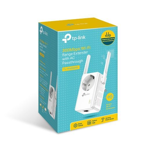 TP-Link Répéteur WiFi / Point d’accès WiFi 4 (N 300 Mbps) avec prise gigogne| Fiche Technique et Prix au Maroc