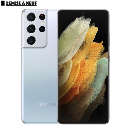 Samsung Galaxy S21 Ultra 5G (256Go, 12Go) Silver - Remis à neuf| Fiche Technique et Prix au Maroc