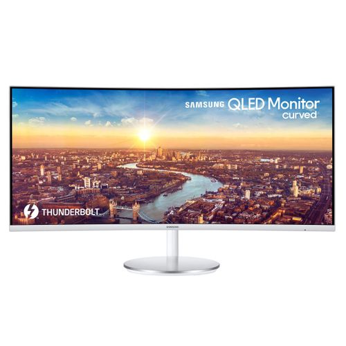 Samsung Moniteur incurvé CJ79 34p  - Garantie 12 Mois - Argent| Fiche Technique et Prix au Maroc