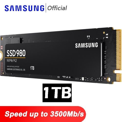 Samsung SSD 980 M.2 PCIe 3.0 NVMe 1TB - Contrôle Thermique Intelligent, Avec Grande Vitesse 3500MBs| Fiche Technique et Prix au Maroc