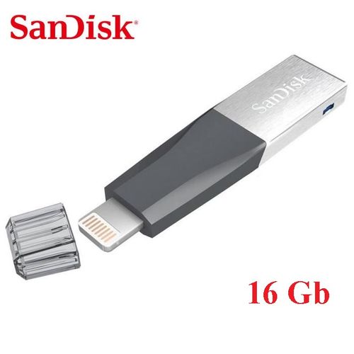 Sandisk iXpand 16Gb Lecteur Flash OTG Clé Usb 3.0 Drive Memory Stick pour iPhone iPad| Fiche Technique et Prix au Maroc