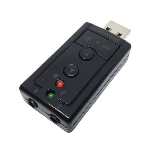 Sound Card 7.1 USB To 3.5mm Interface 3D, Microphone, casque| Fiche Technique et Prix au Maroc