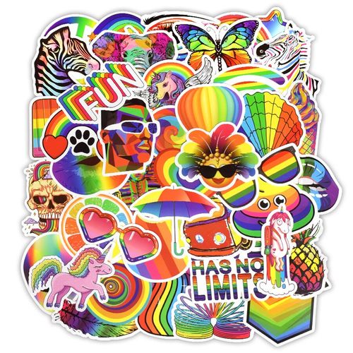 Stickers ARC-EN-CIEL PACK - 50 STICKERS| Fiche Technique et Prix au Maroc